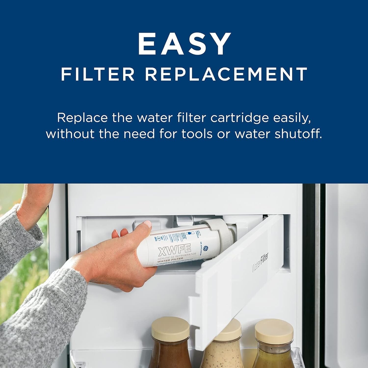3 Pack Genuine GE XWFE Filter WITH RFID CHIP - In 3-Pack Box