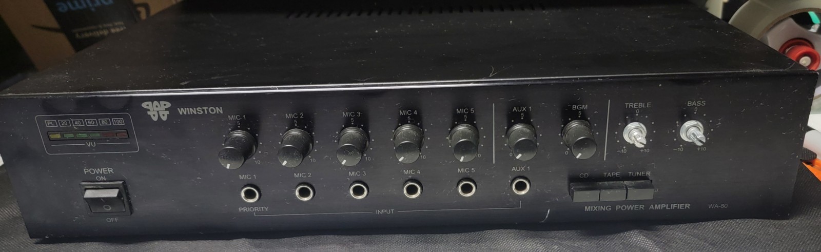 Winston WA-80 Mixing Power Amplifier