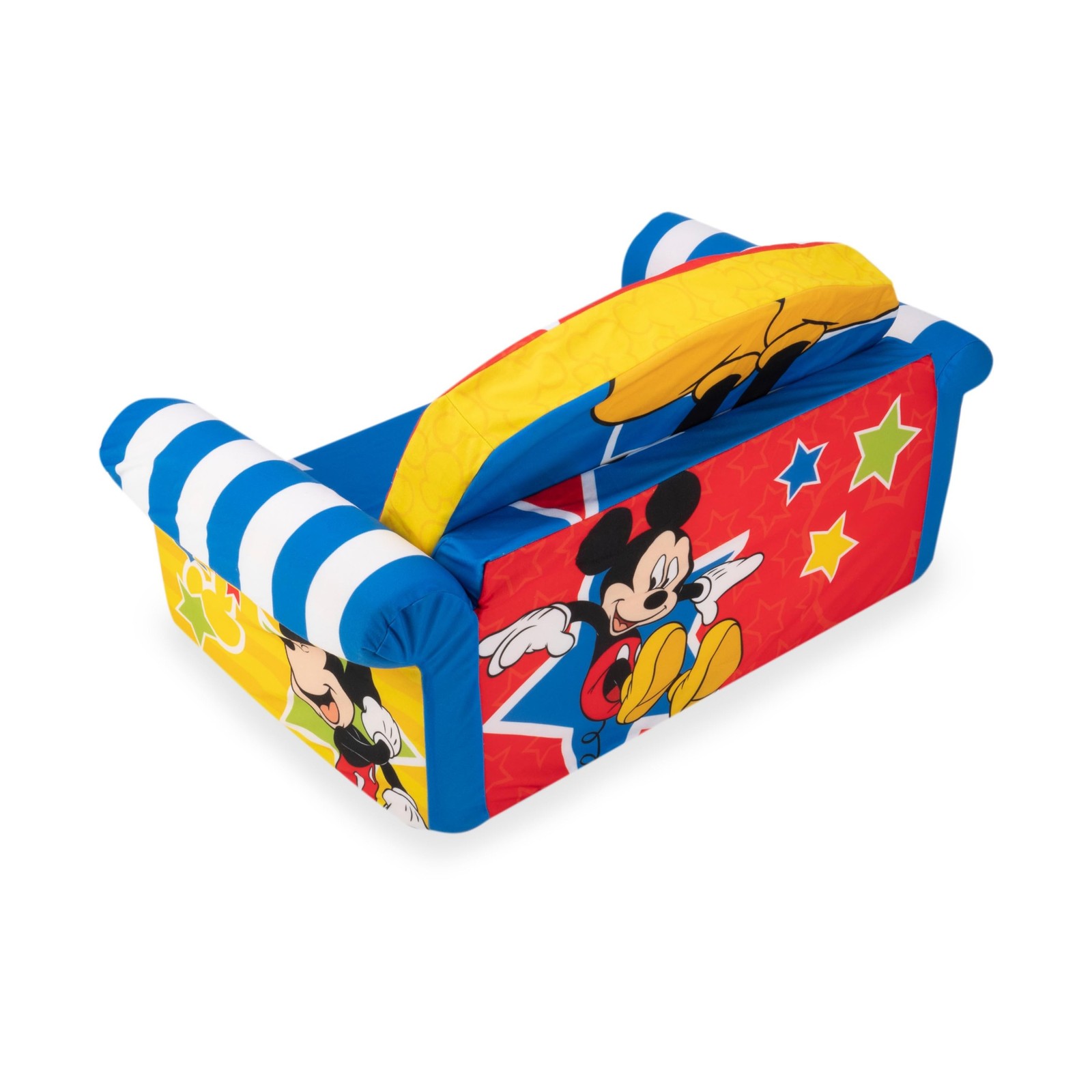 Marshmallow Furniture Kids Sofa, 2-in-1 Flip Open Foam Couch and Bed, Mickey ...