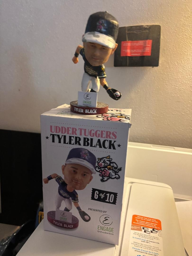 Tyler Black Udder Tugger Bobblehead SGA NIB