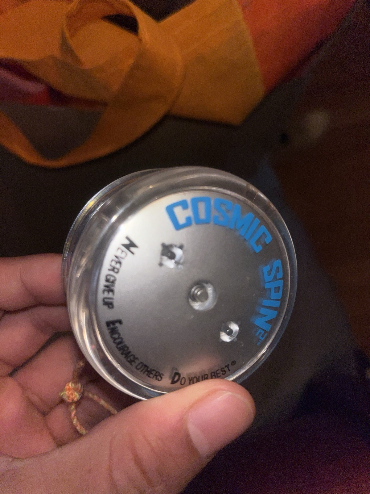 Cosmic Spin² Yo-Yo NED Never Give Up Clear Blue Encourage Others
