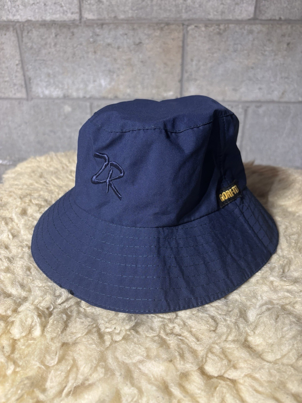 Zero Restriction OSFM Embroidered Logo Blue Gore Tex Bucket Hat