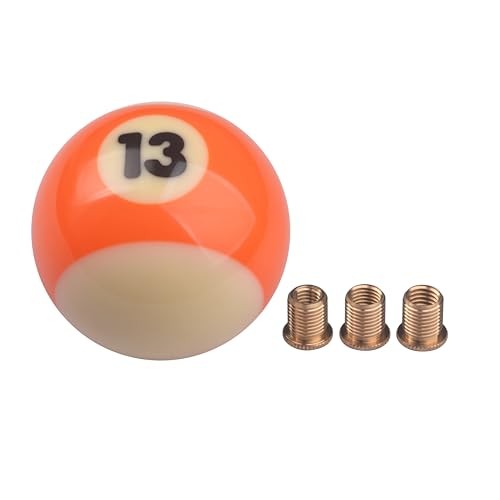 Pool Ball Shift Knobs Gear Shift Knob Cool Style Shifting Lever Fit Orange 13