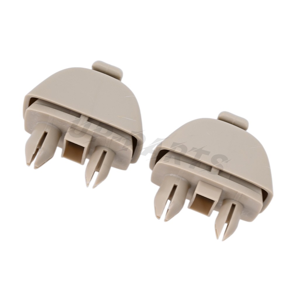 2Pcs Sun Visor Hook Clip 6R0857561 For 2012-2015 VW Volkswagen Passat