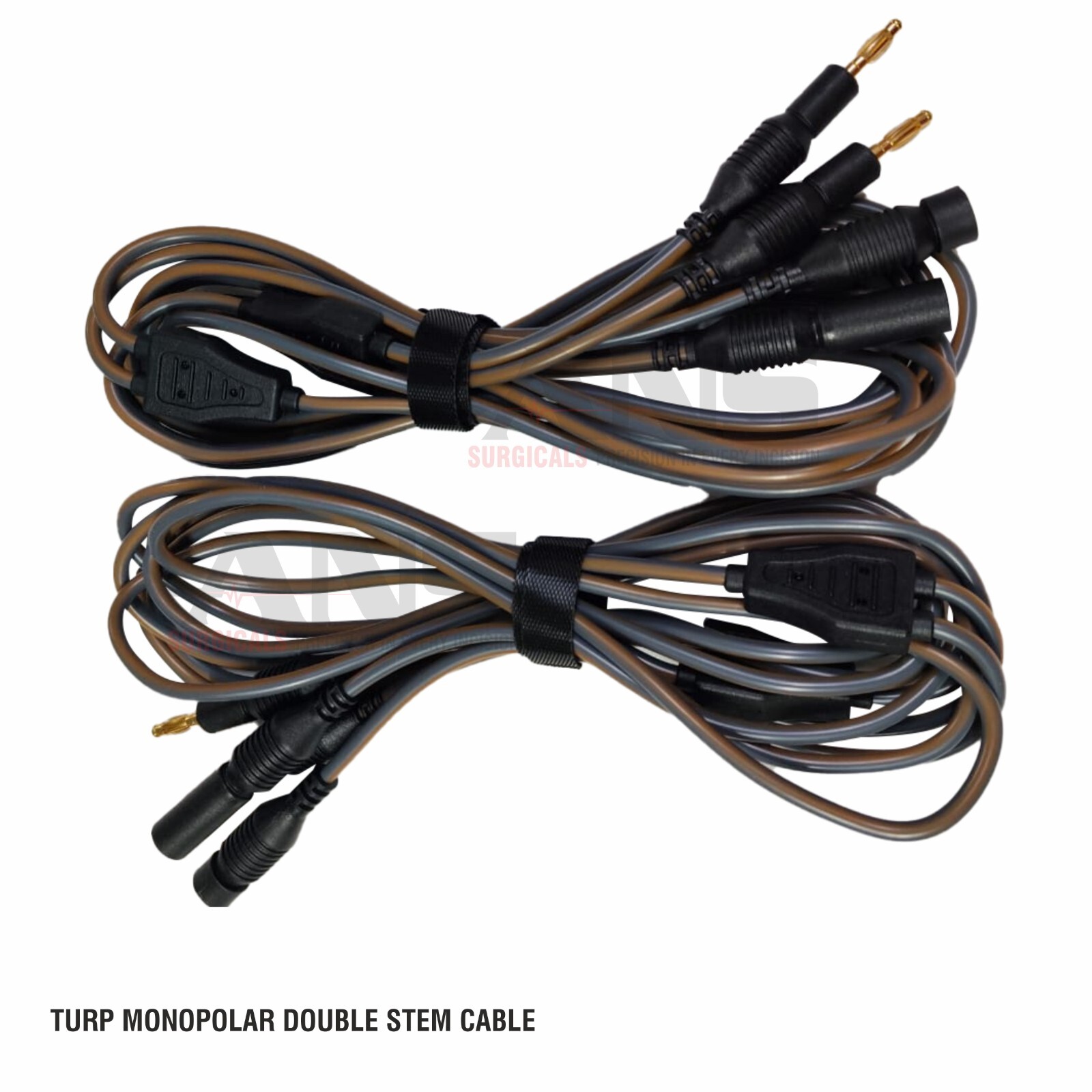 ANS Monopolar Turp High Frequency Double Stem Cable (Set of 2)