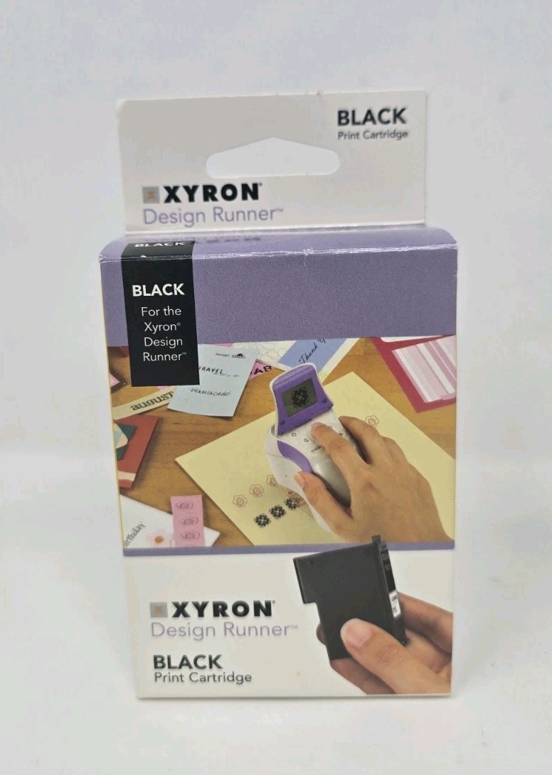 XYRON Design Runner Print Cartridge Black New Sealed