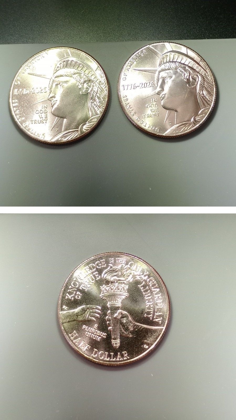2026 P & D Set of Enduring Liberty  Half Dollar Duel Dated (Two) Coins