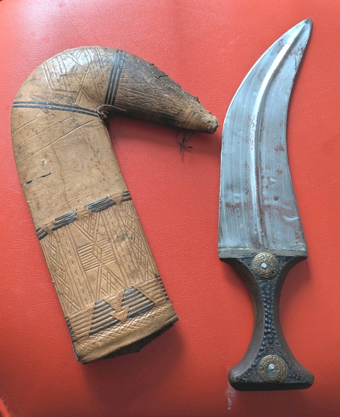Jambiya a traditional type of dagger originating from Arabian Peninsula Yemen
