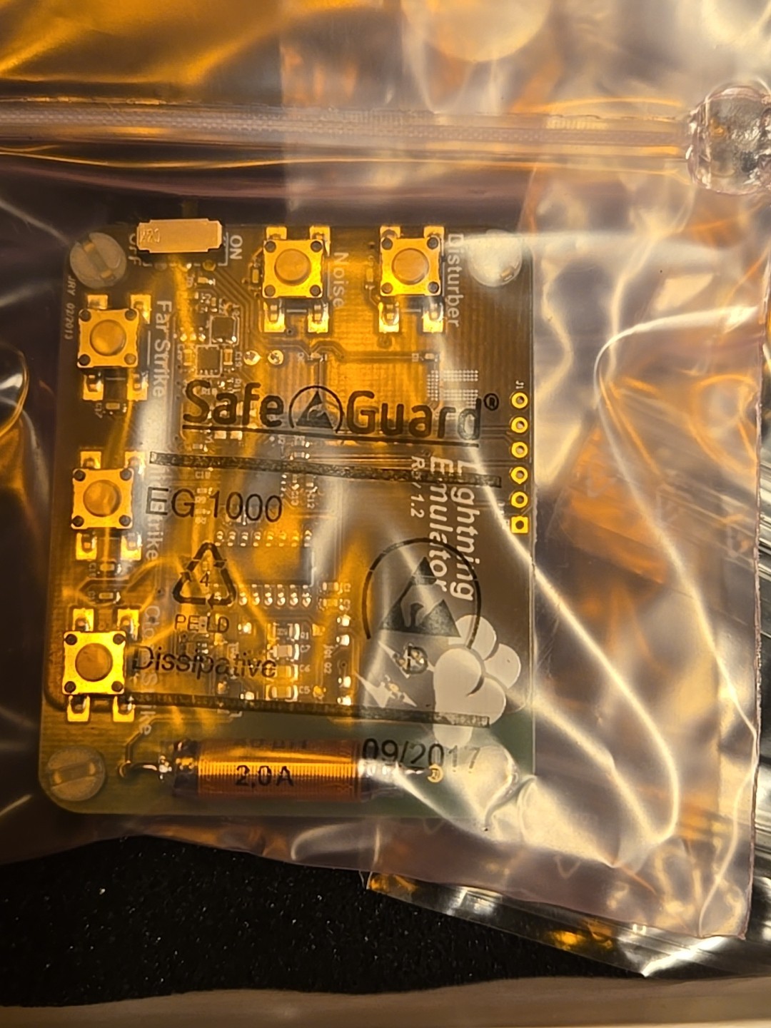 AMS lighting sensor. PN# AS3935-DK-ND BOARD EVAL FOR AS3935