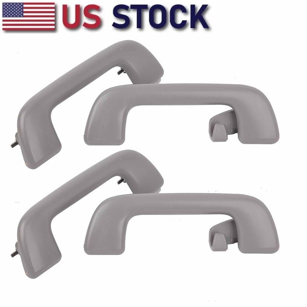 4PCS Interior Roof Grab Handle Set Gray For Toyota Corolla Yaris RAV4 2005-2017