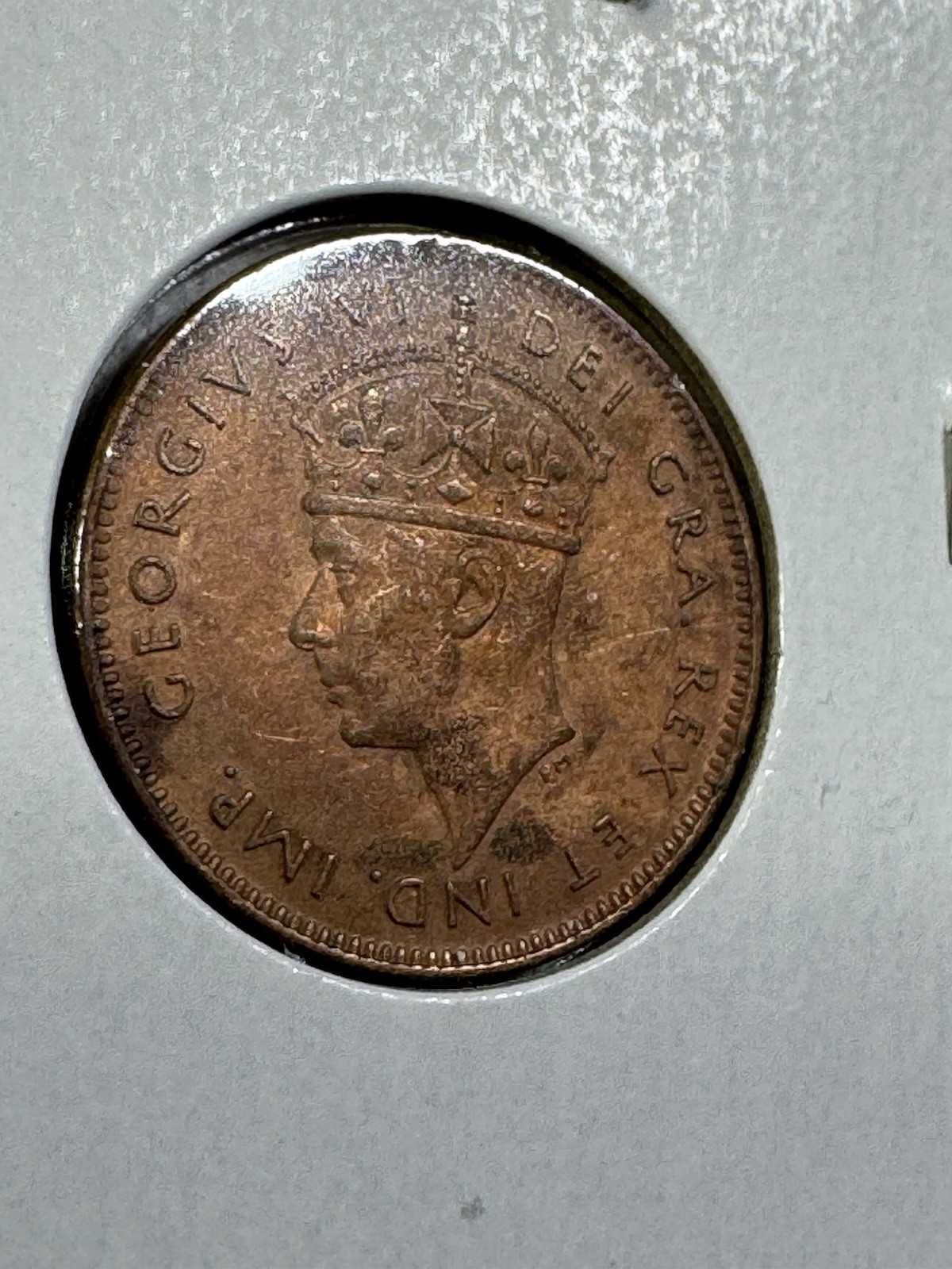 1941-C Newfoundland 1 Cent Coin Cleaned