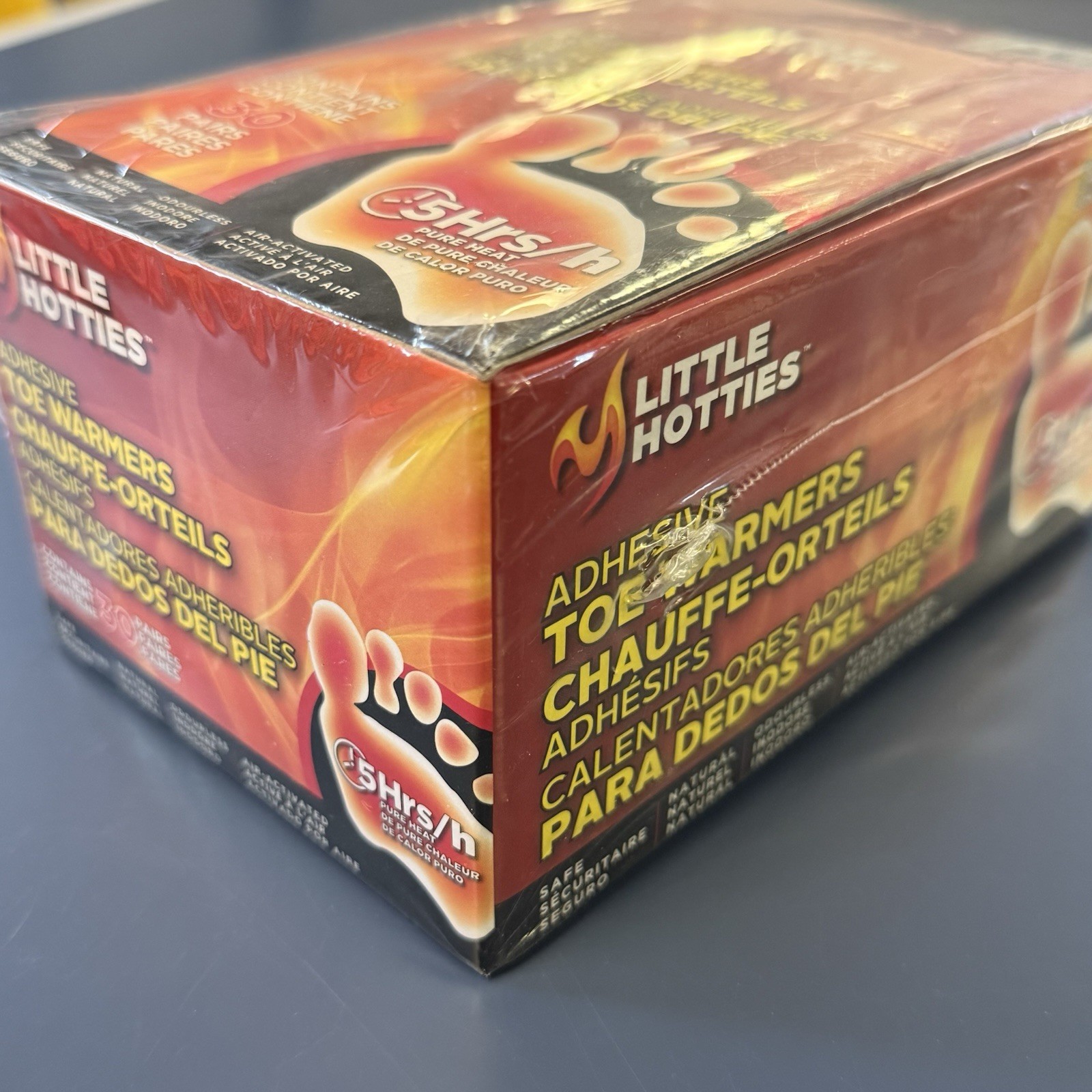 30 Pair Little Hotties Adhesive Toe Foot Warmer 5 Hour Air Activated exp 07/26