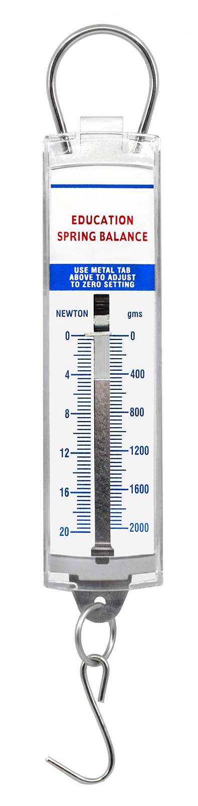 Premium Spring Balance, 0-2000g / 0-20N - High Resolution, Dual Transparent S...