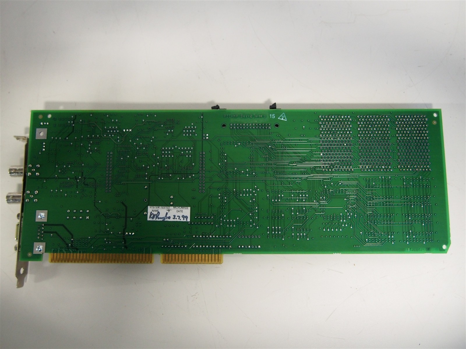 Precision Instruments PII-MP Micromass ISA Card 9800 Rev. A