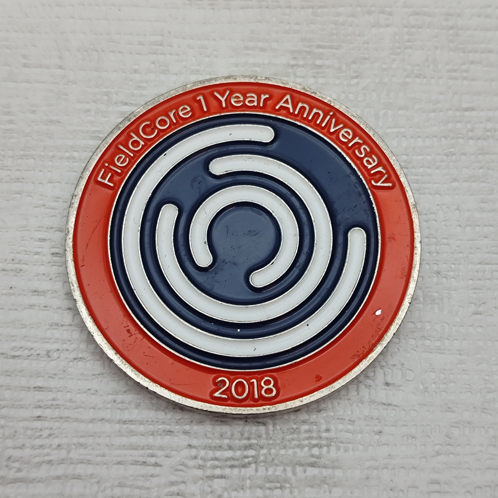FieldCore 1 Year Anniversary Challenge Coin