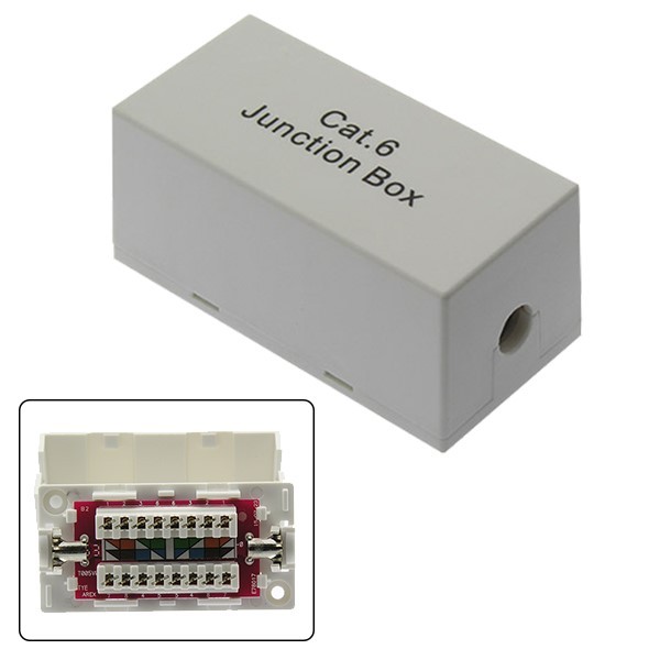 3 Pcs Cat6 Network LAN Ethernet Cable Krone & 110 Punch Down Junction Box