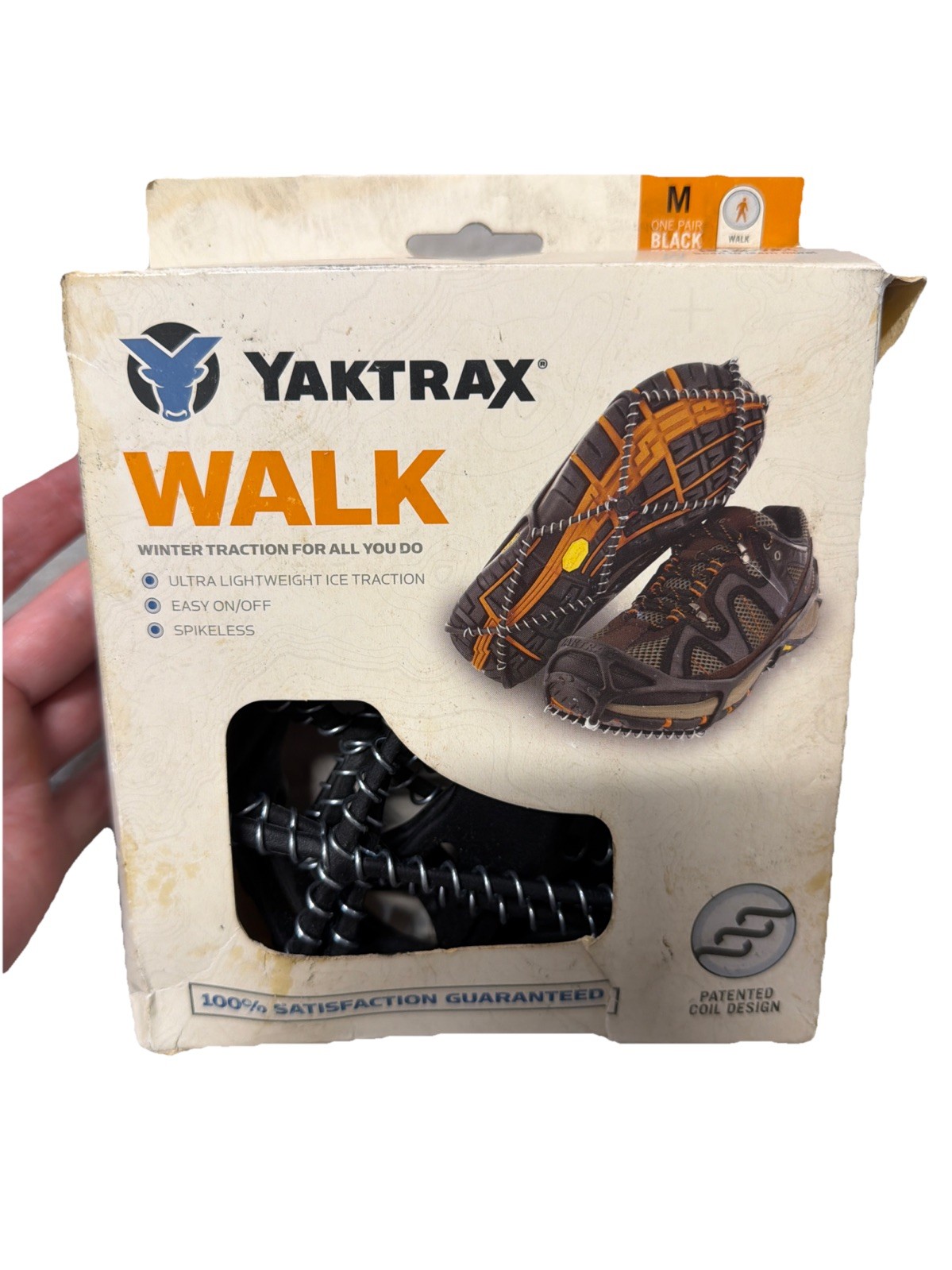 Yaktrax Walk M Black Men’s 9-11 Women’s 10.5-12.5