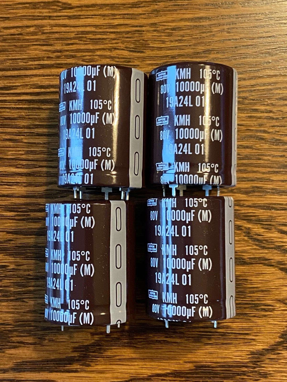 4 New 10000 uf 80v Main Filter Capacitors Sansui QRX-9001 Pioneer QX-949 A