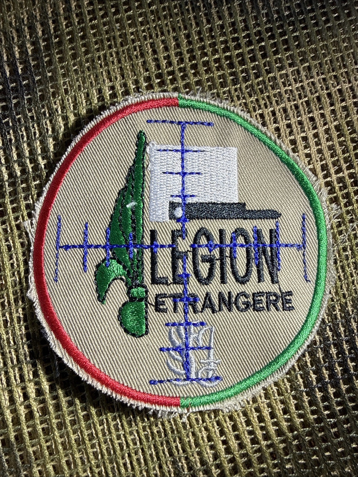 French Foreign Legion Unit Morale Patch -Sew On -Afghan Made
