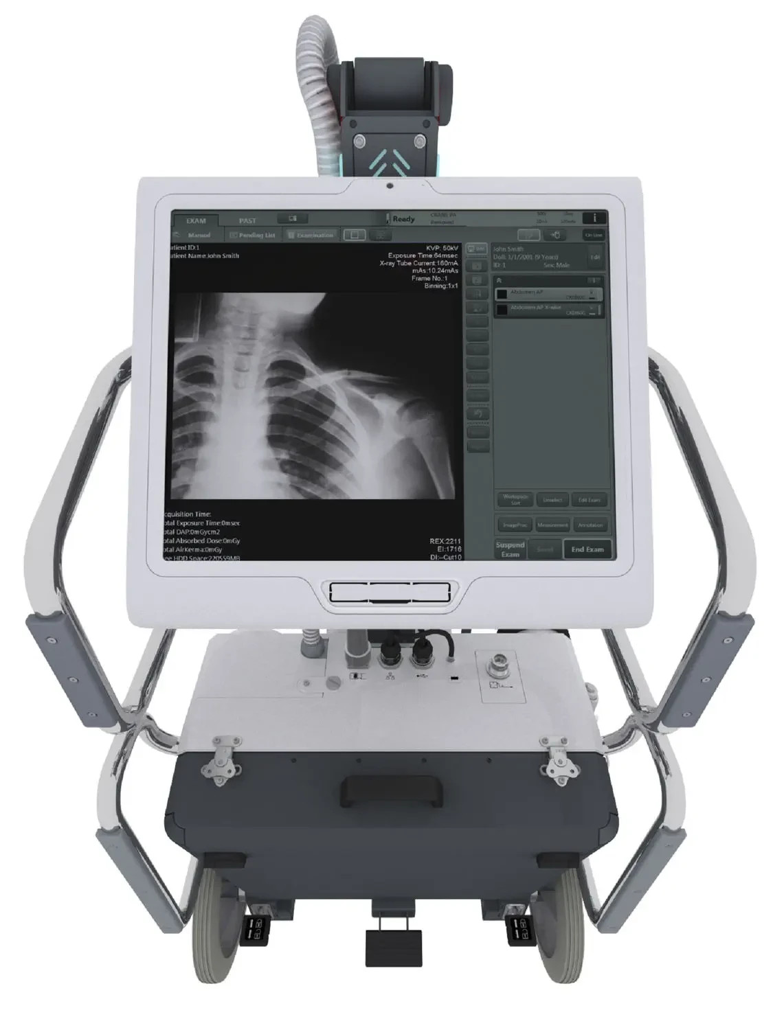 urent care xra digital portable machine wireless