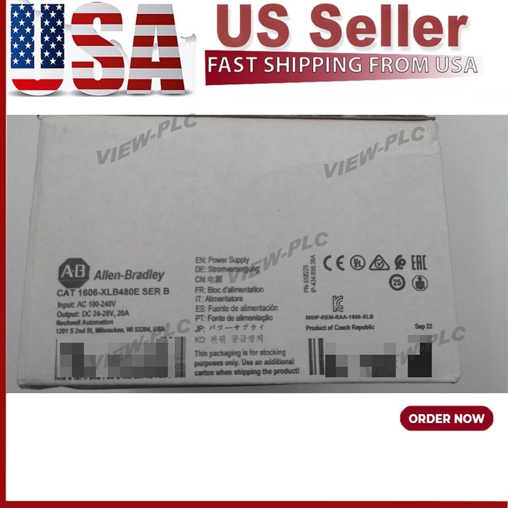 NEW Factory Sealed Allen Bradley 1606-XLB480E AB 1606-XLB480E US Free Tax
