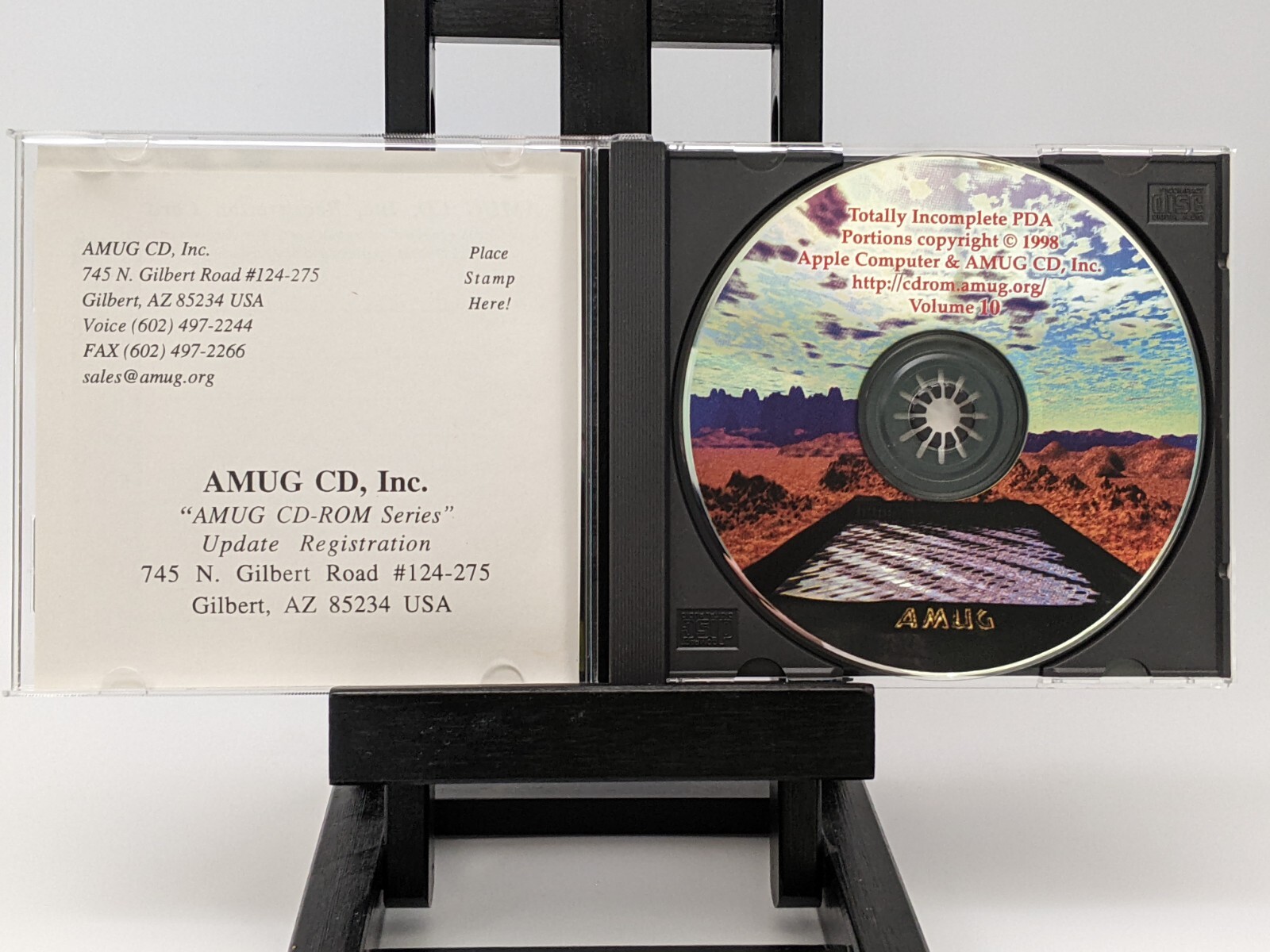 Totally For Newton 10 AMUG CD: Vintage Software Apps Collection Mac & PC 1998
