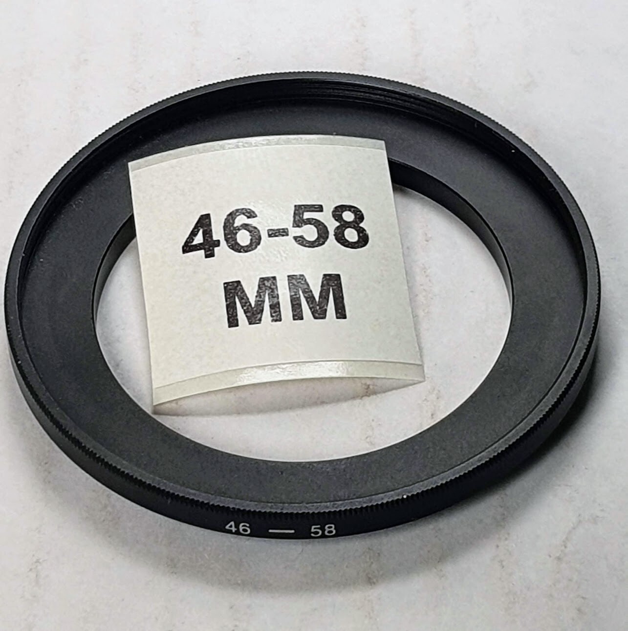 46-58mm Metal Step Up Adapter Ring 46mm Lens to 58mm Filter Converter E46-E58