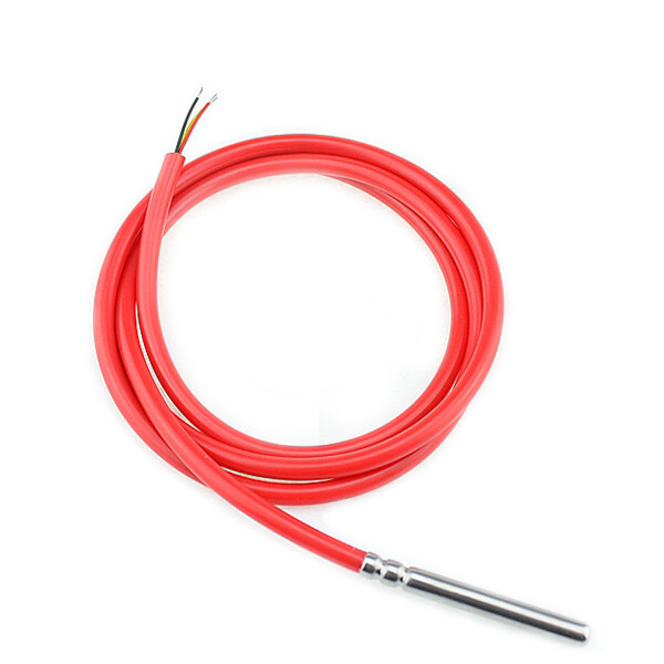 DS18B20 Waterproof Digital Probe Temperature Sensor Silicone Cable Thermometer