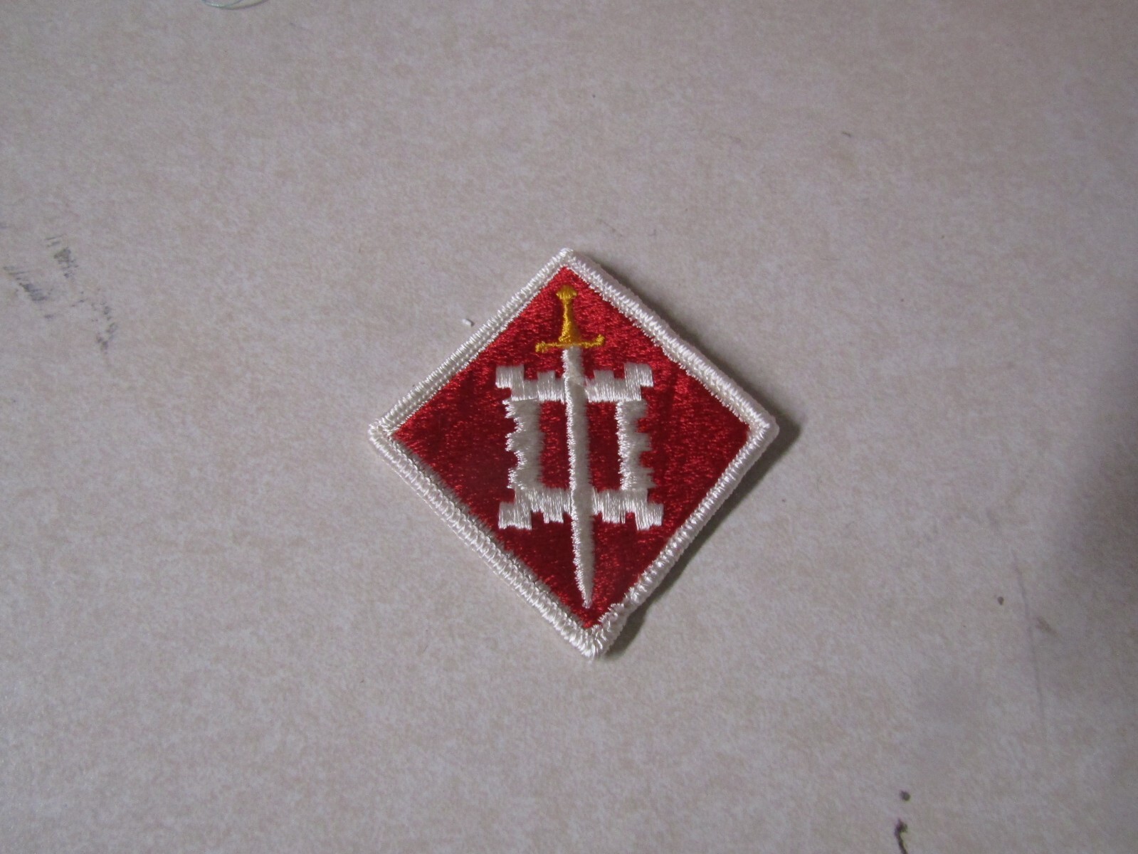 MILITARY PATCH SEW ON COLORED US ARMY 18TH ENGINEER BRIGADE