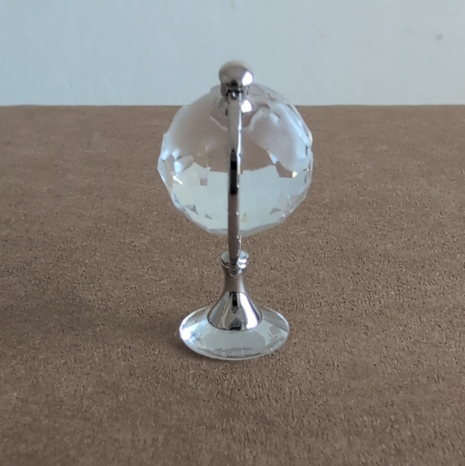 Vintage Swarovski Mini Silver Accent Globe