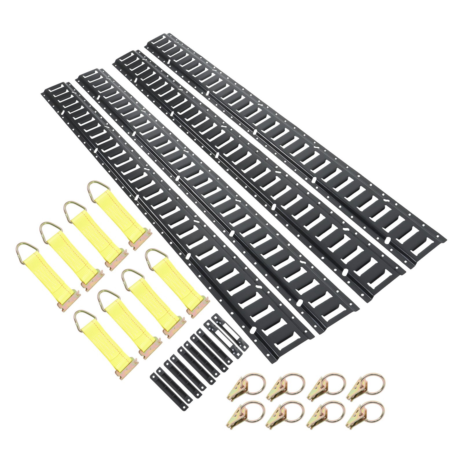 LABLT 30PCS 5' E Track Tie Down Rail System Heavy Loads Horizontal For Trucks