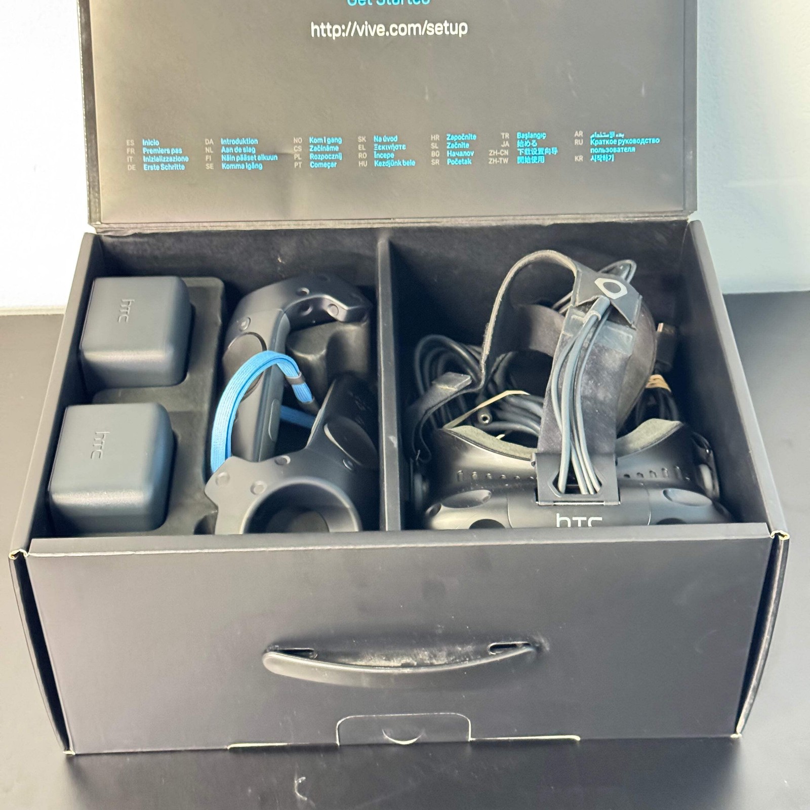 Vive HTC VR Headset Full Set Black