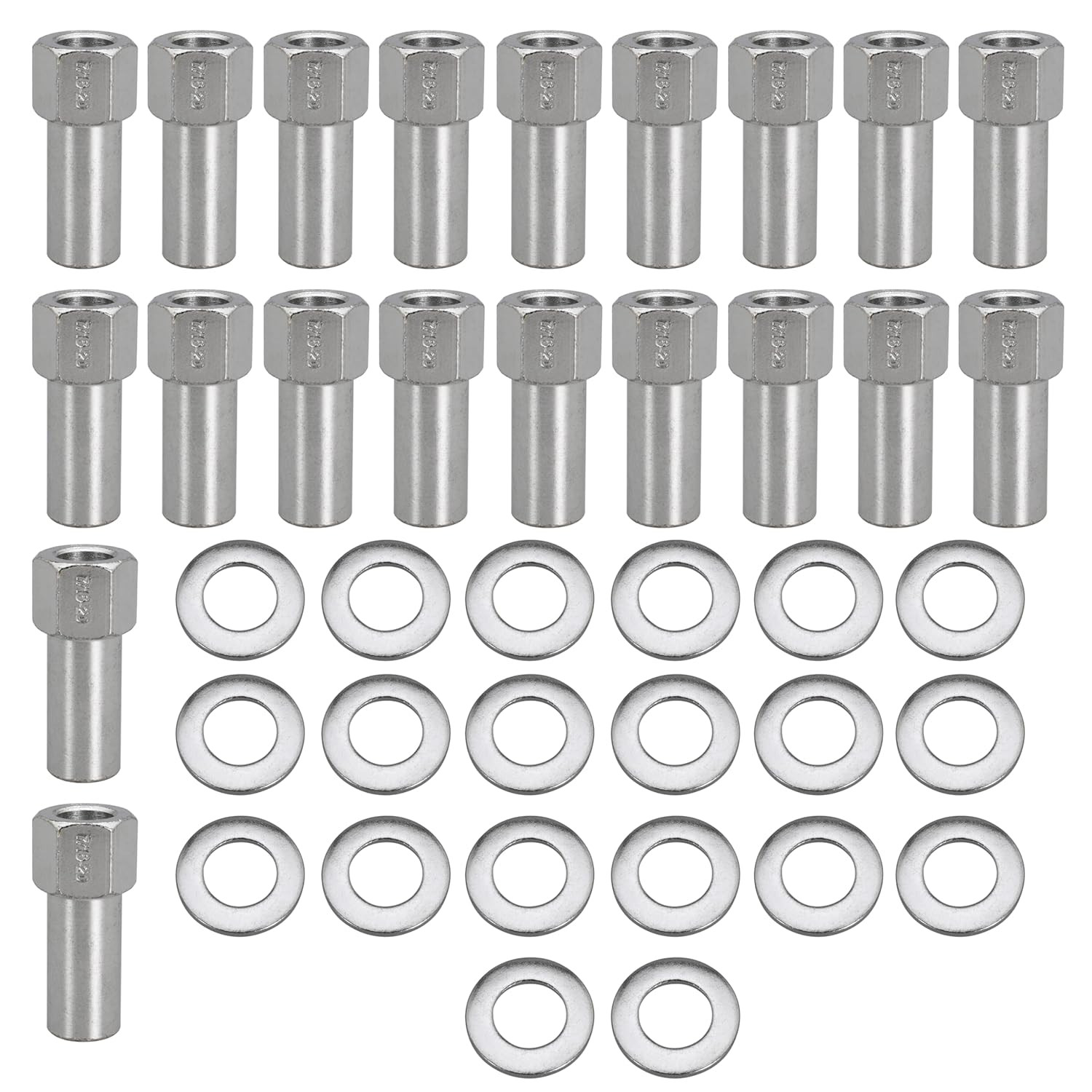 7/16"-20 Wheel Lug Nut for Cragar for SST Mag with Center Washer Open Ended, 13/