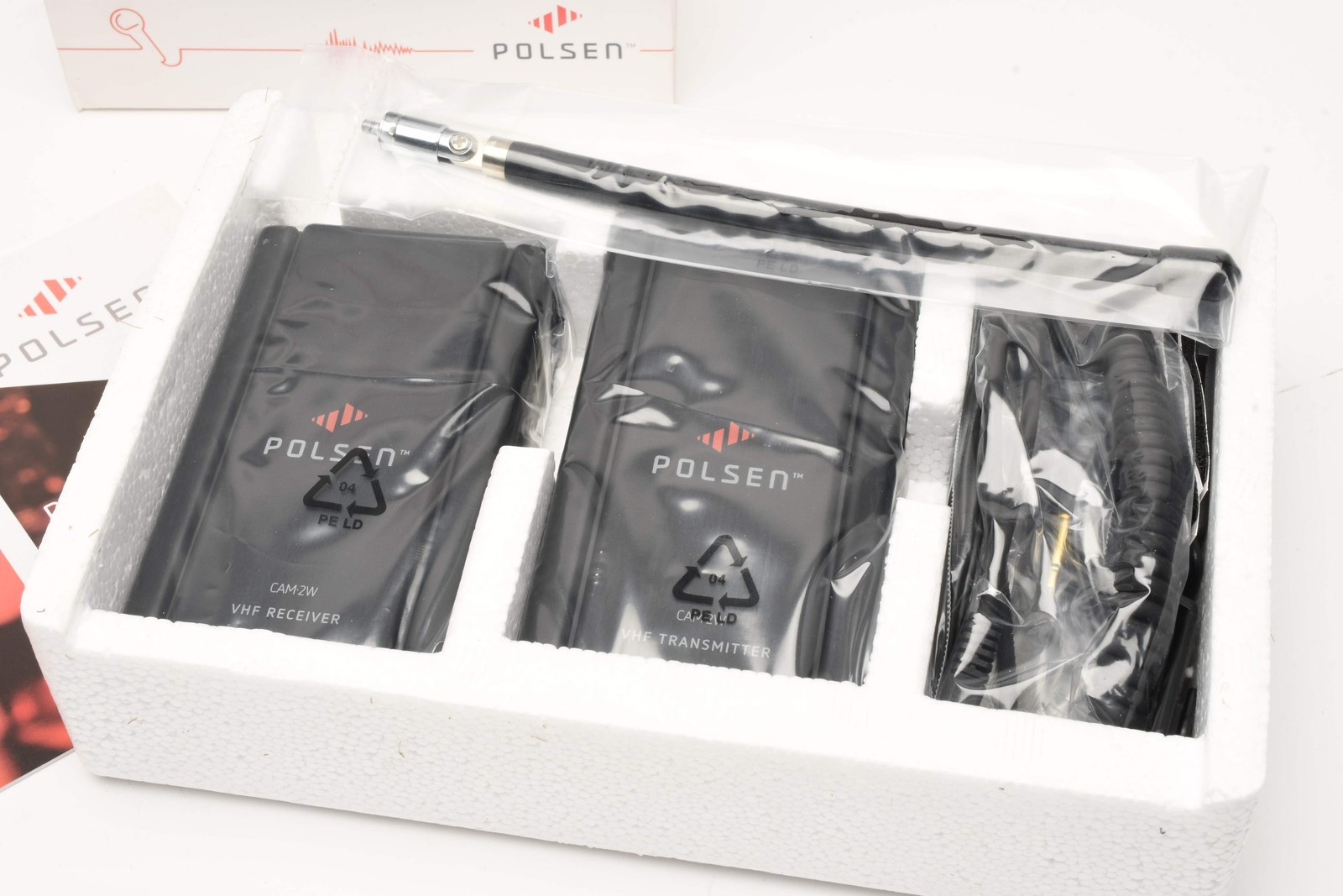 Polsen CAM-2W Camera-Mountable VHF Wireless Mic, FM, G1, NIB