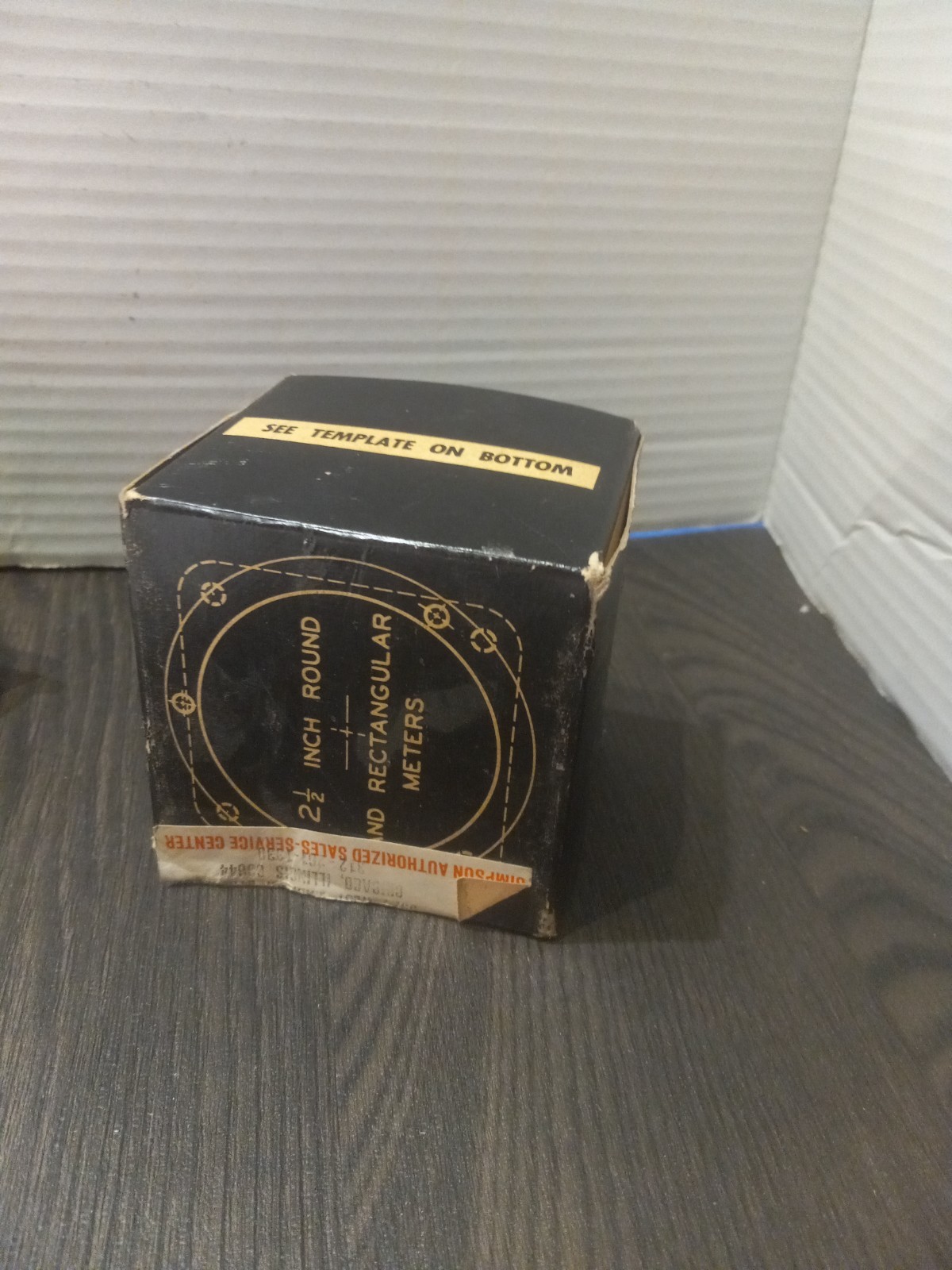 Simpson Alternating Current Rectifier Type Milliamperes Meter
