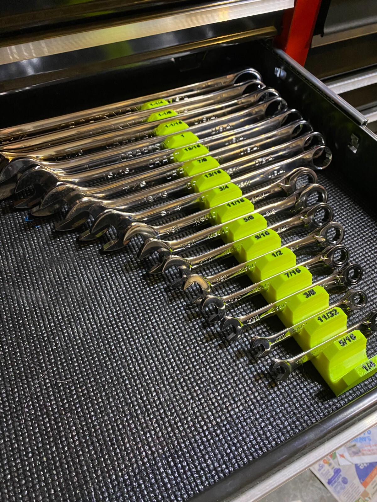 QRT Mag Lock Slanted Wrench Organizer Racks