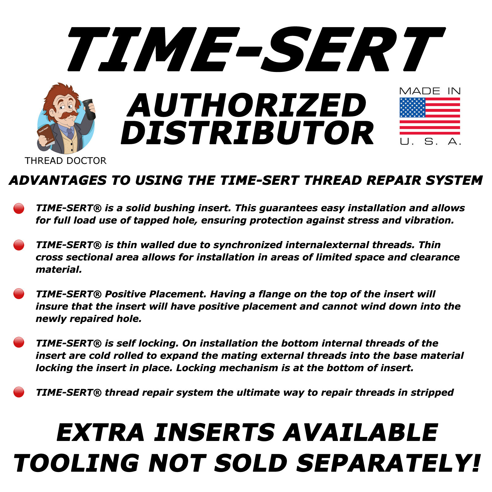 Time-Sert 0561 5/16-18 Inch Thread Repair Kit - FREE SHIPPING!