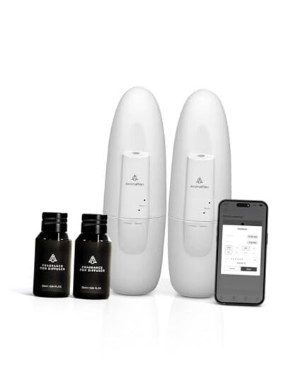 Authentic 2025 Upgraded Plug in Waterless 2 Plug-ins + 2 Fragrances White