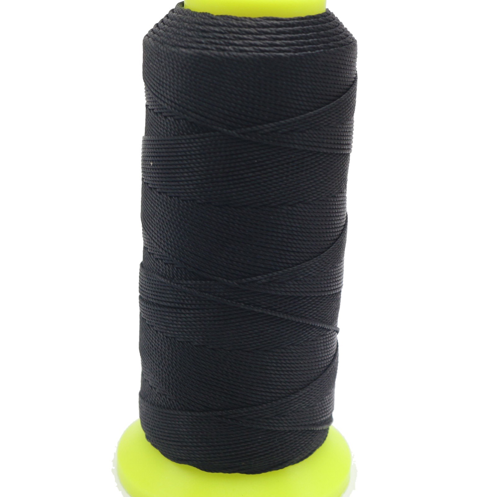 One Spool Black Nylon Beading Weaving Sewing Thread Cord String Size 210D