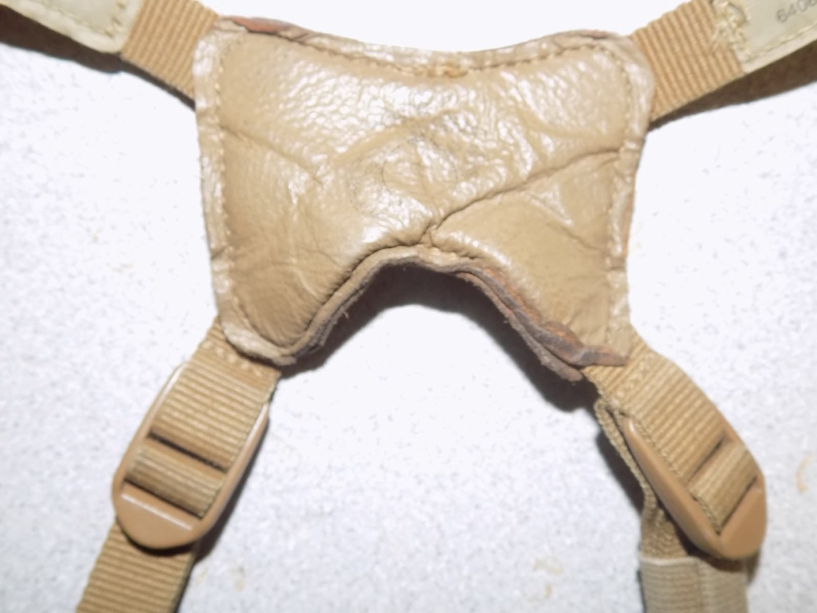 USMC Gentex Retention Helmet Chin Strap X Harness LWH Coyote Brown Medium/Large