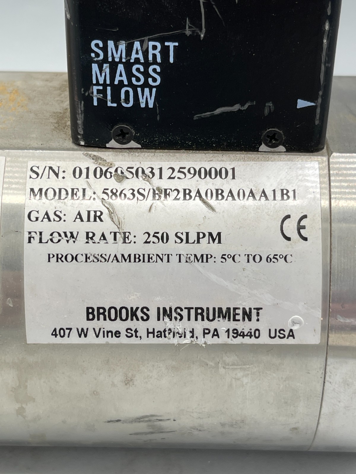 Brooks Mass Flow Meter - 5863S/BF2BA0BA0AA1B1