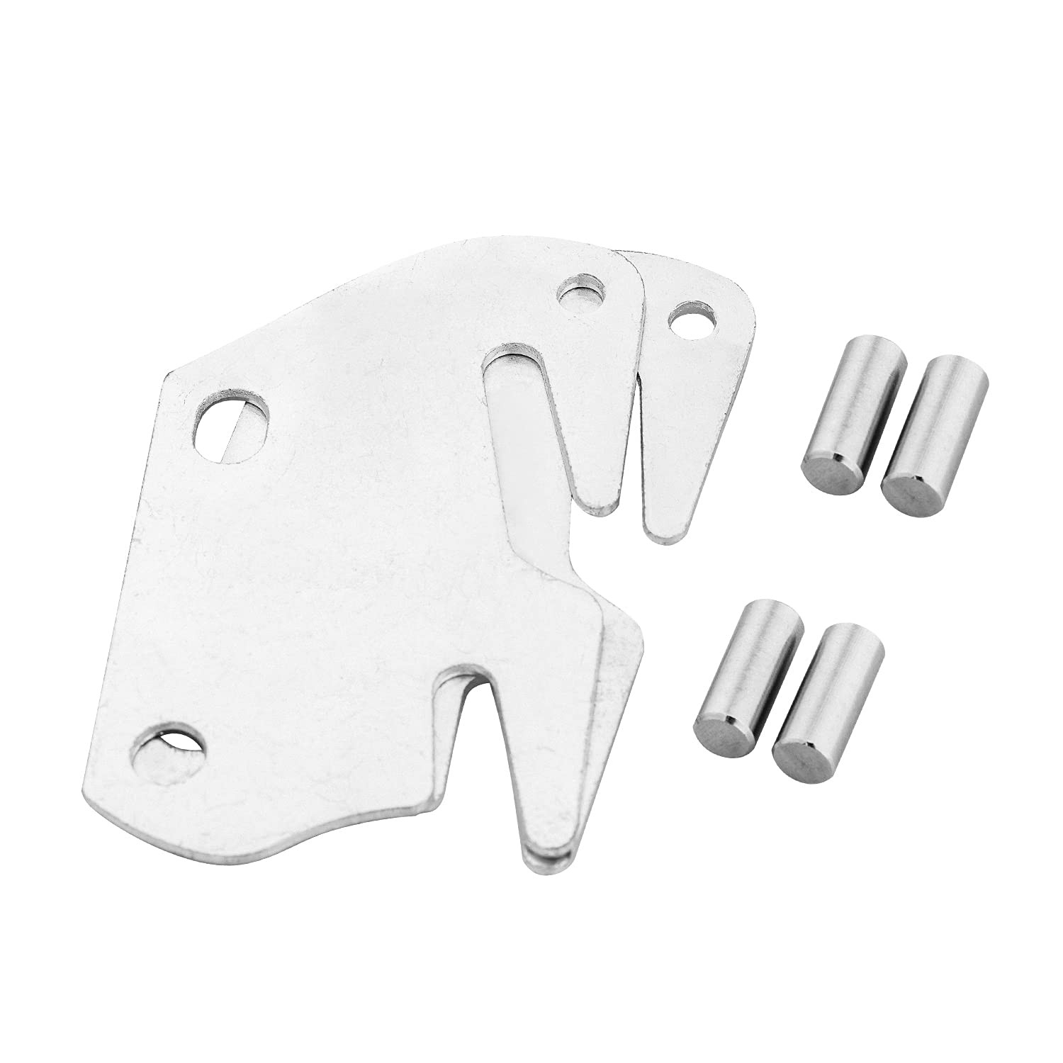 Universal Wood Bed Rail Hook Plates for Footboard Frame Replacement Wooden Bed