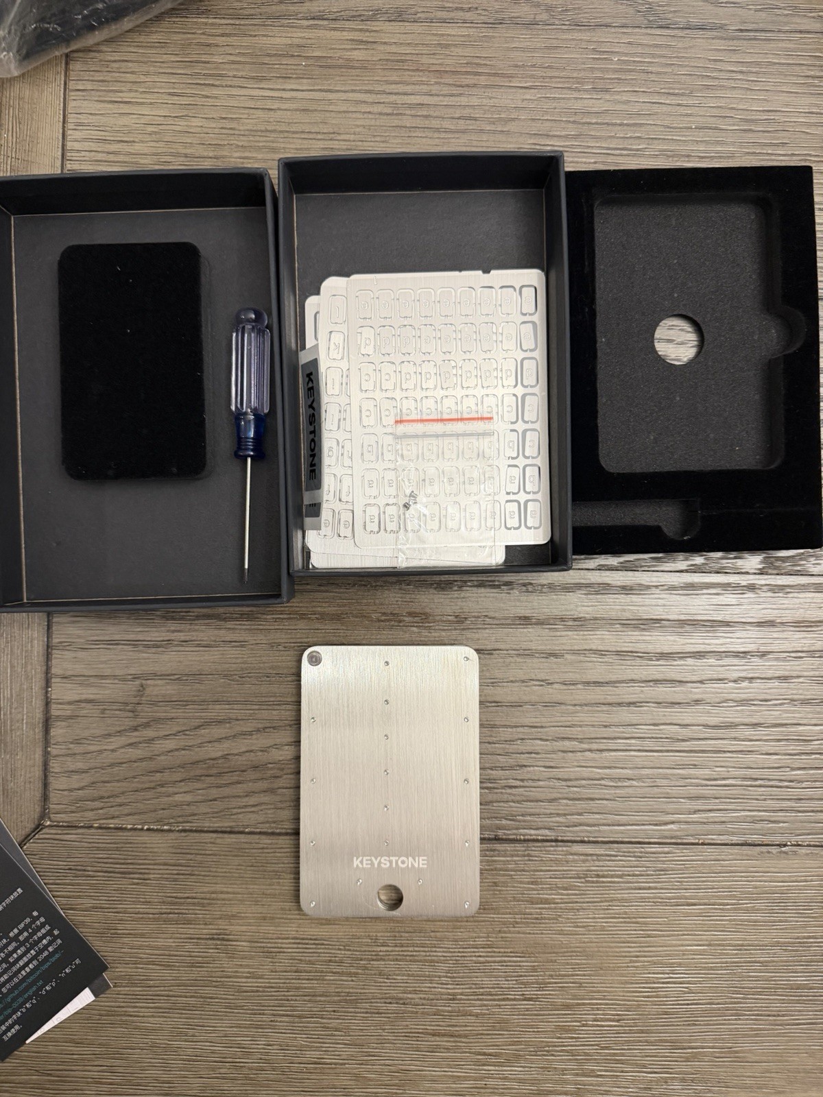 Keystone Crypto Seed Storage Steel Tablet Metal Wallet Capsule (Keystone Tablet)