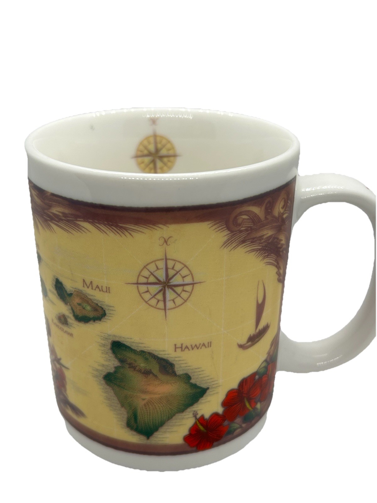 Island Chain "The Sandwich Islands" Hawaii Map Coffee Mug 10oz