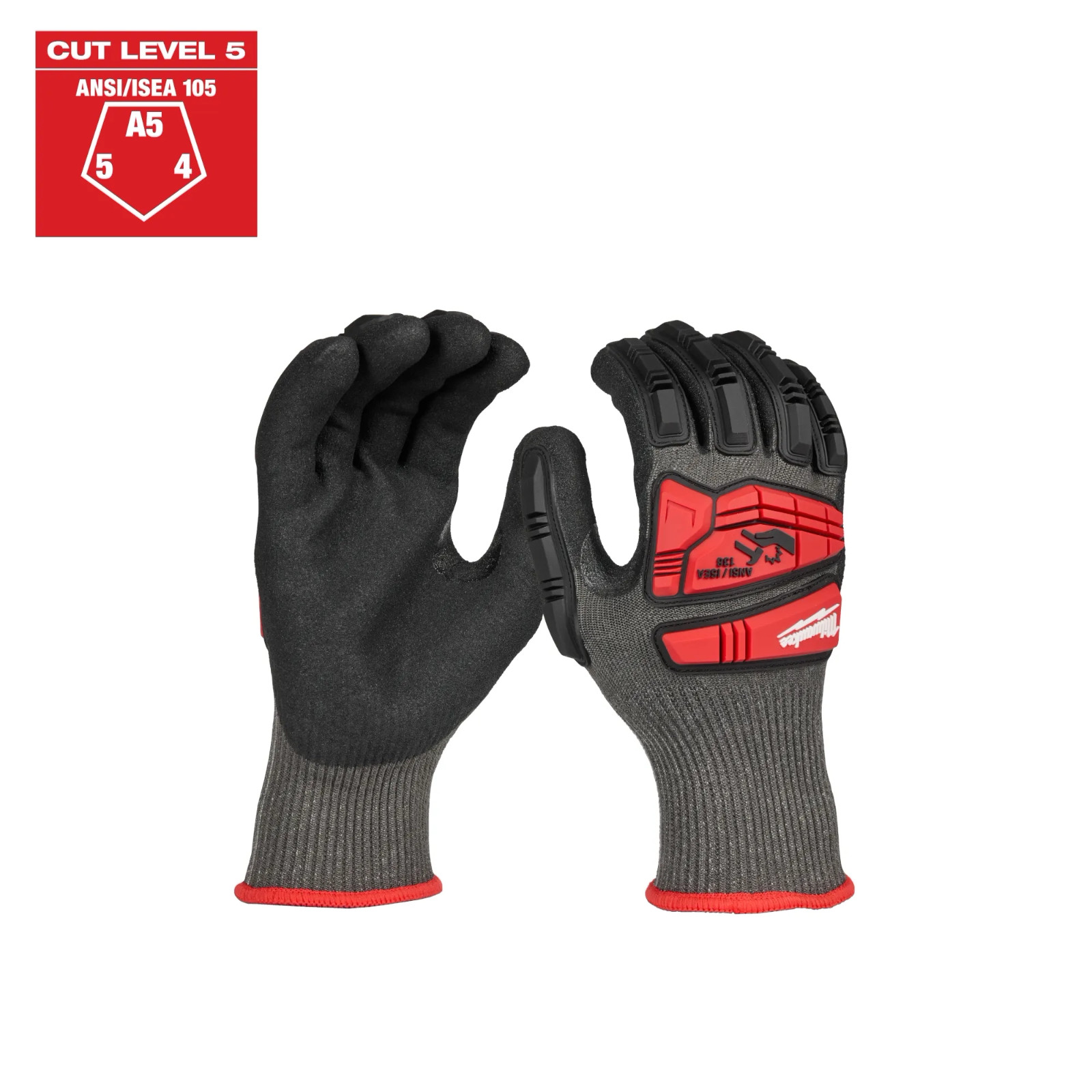 Milwaukee 48-73-8150 Impact Cut Level 5 Nitrile Dipped Gloves, Size S