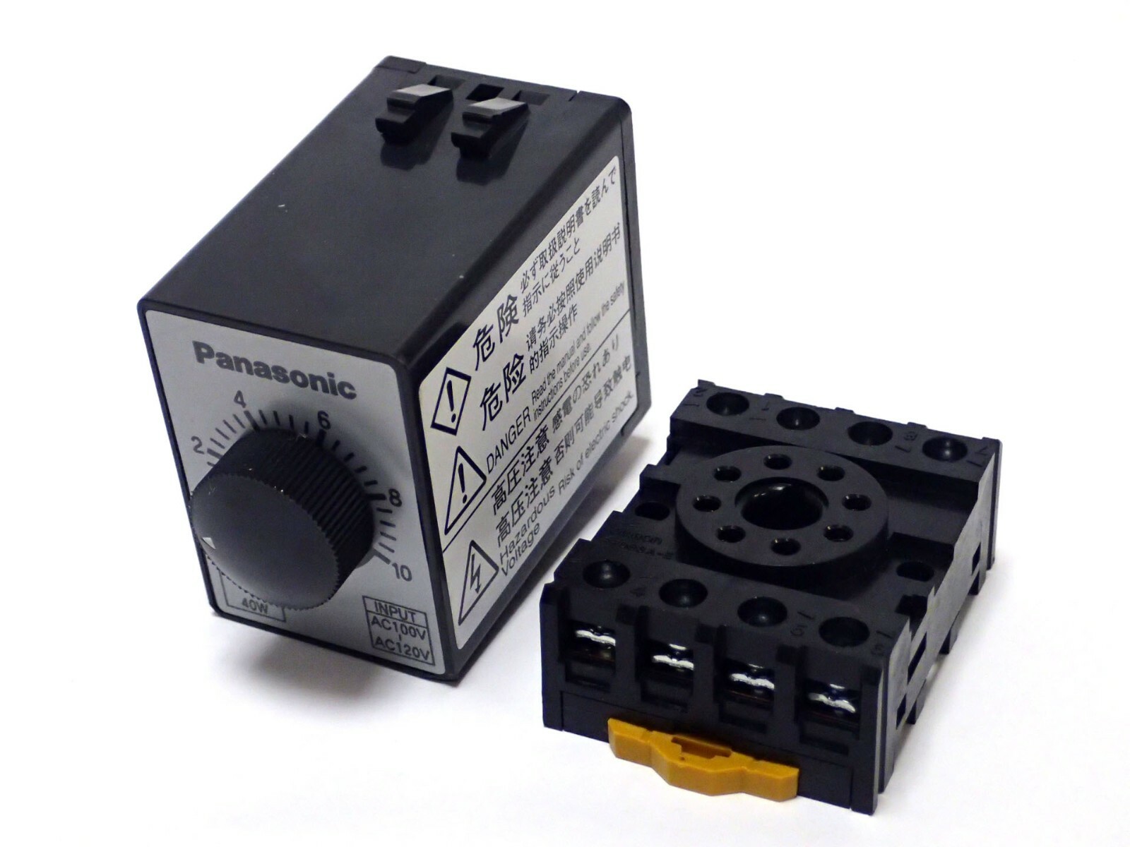 PANASONIC MGSDA1 SPEED CONTROLLER FOR 3-40W MOTORS w/ RELAY SOCKET