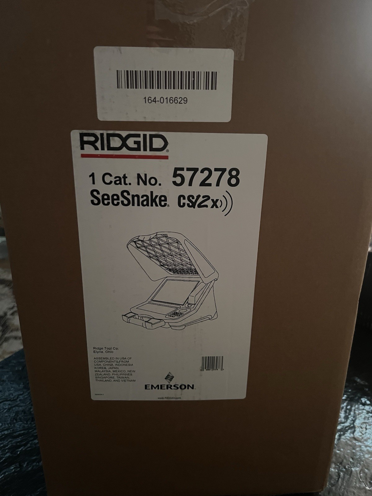 Ridgid 57288 CS12x SeeSnake with Wi-Fi. 2 1825 Batteries And a RBC-30 Charger