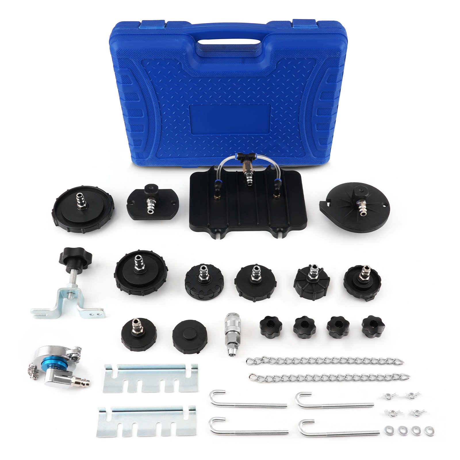 12 pc Brake Bleeder Adapter Set Universal Brake Master Cylinder Bleeder Tool