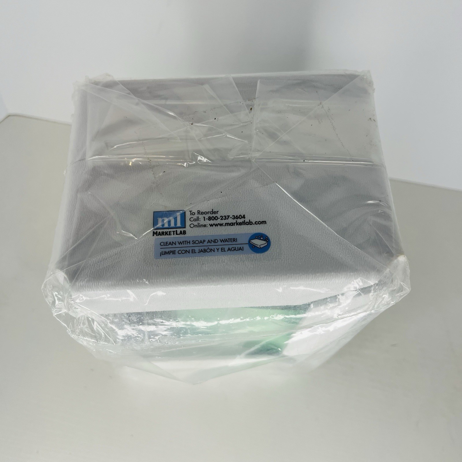 Clearform Universal Face Mask Dispenser Single Box Plastic White W/ Screws