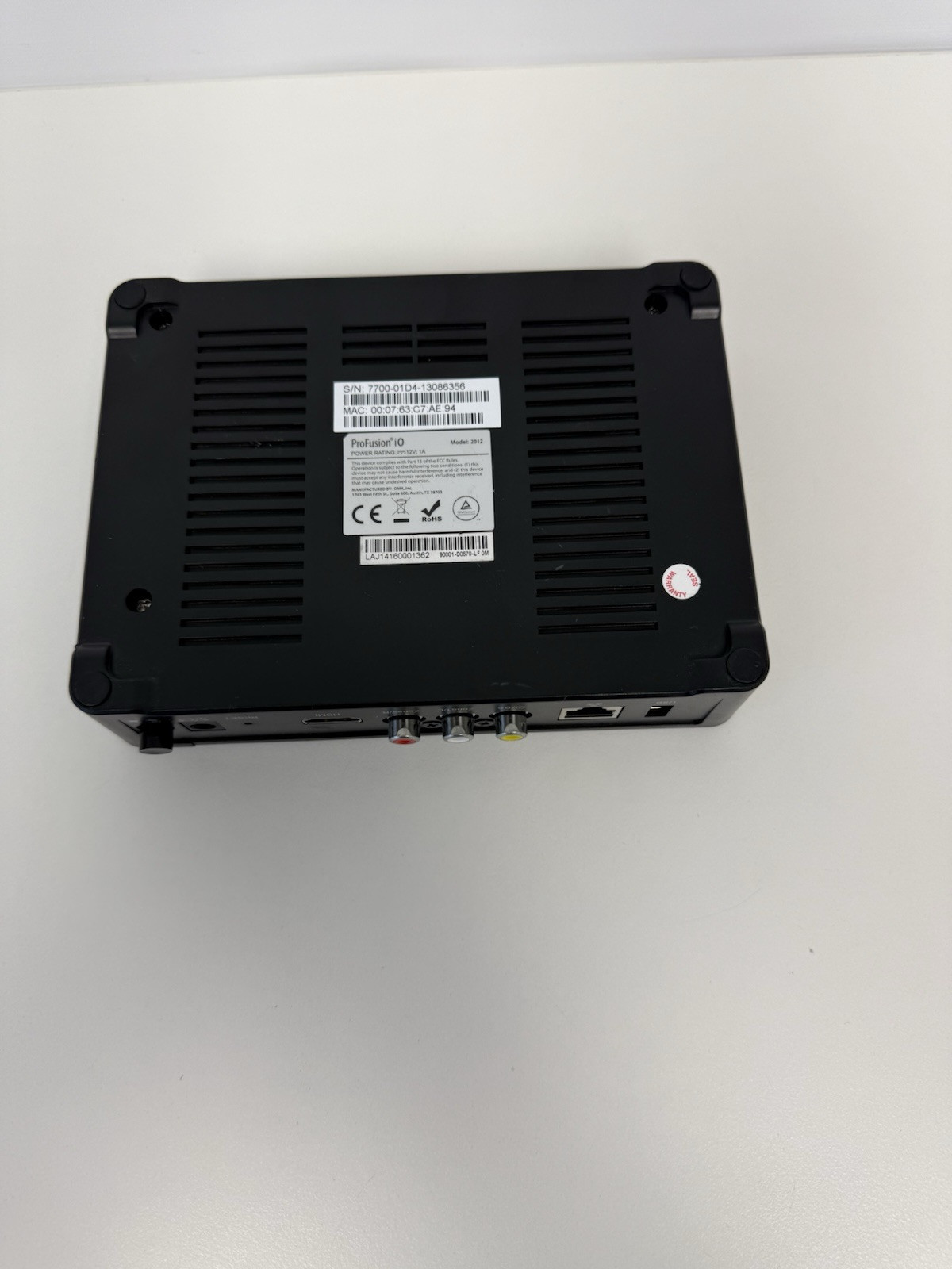 Pandora DMX: ProFusion iO ~ 2012 Music Server